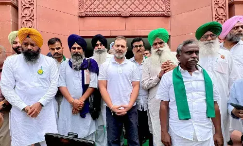 Rahul Gandhi assured farmer leaders to press for legal guarantee of MSP in Parliament