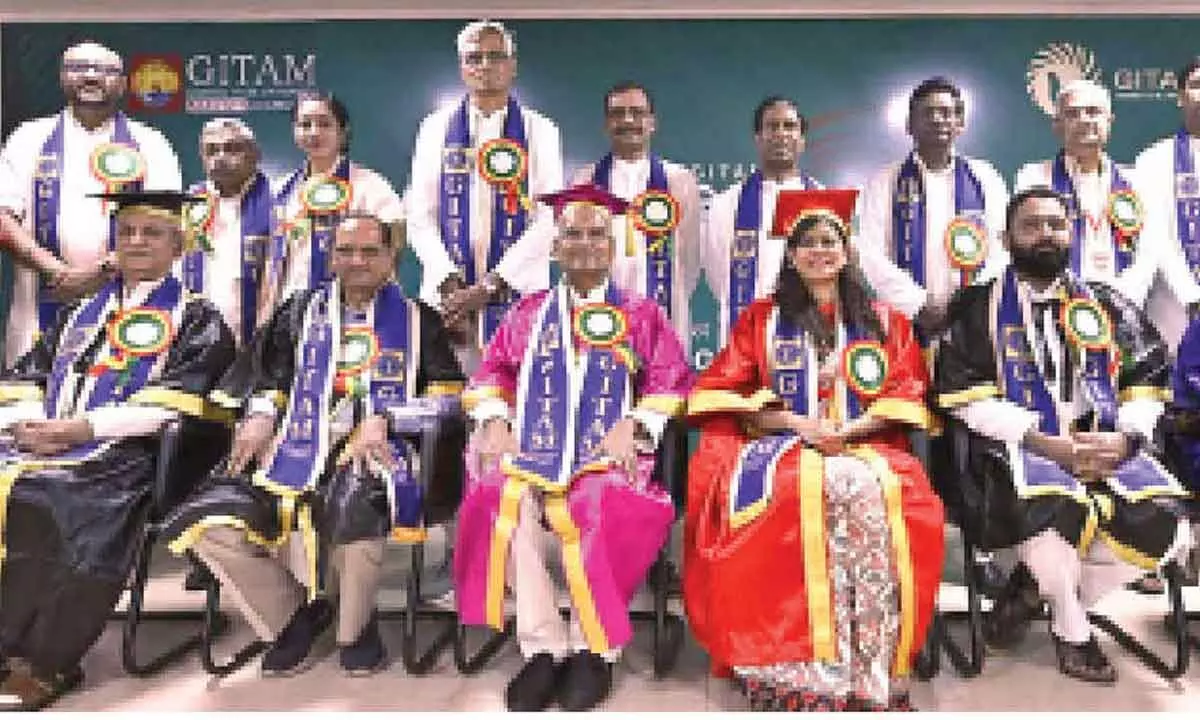 3,168 students graduate at GITAM