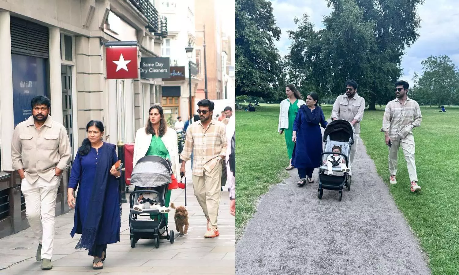 Pics: Chiranjeevi and Ram Charan Enjoy a Family Vacation in London