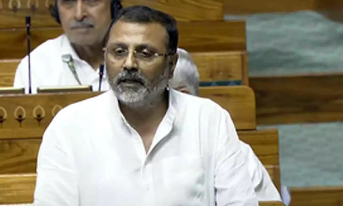 Tribal population in JKhand declined by 10 per cent, Bdeshi intruders behind this: Nishikant Dubey in LS