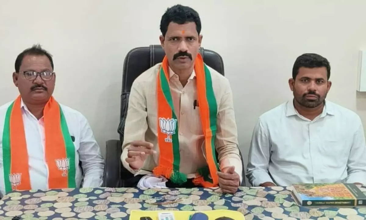 BJP district president criticizes the State Budget as 70 lies in 70 Pages