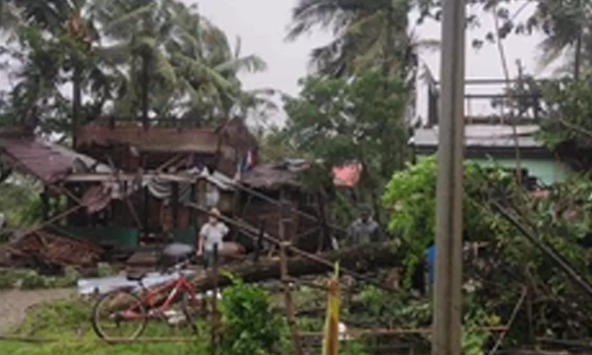 Myanmar: Tornado rips 71 houses in Yangon