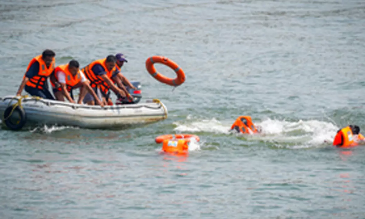 NDRF rescues 16 more people stranded in flood water in Gujarat village