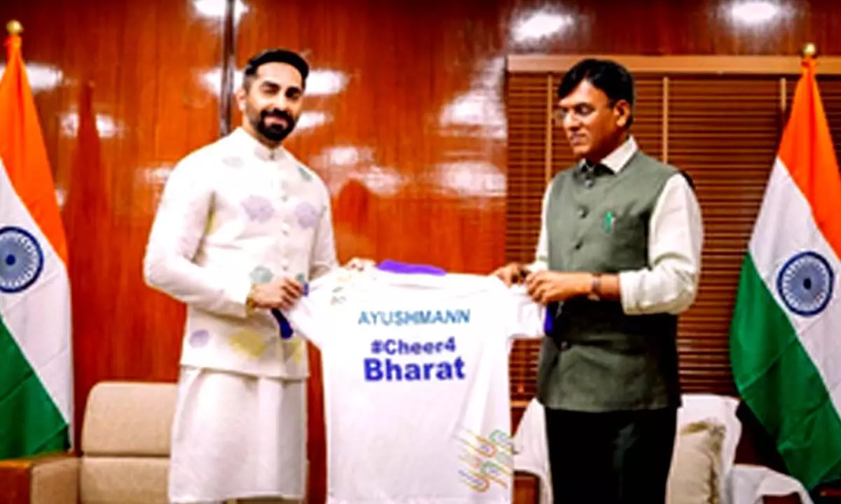 Ayushmann cheers for Indian contingent at Paris Olympics: Make Bharat proud