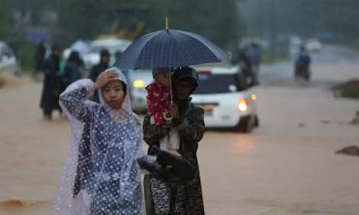 Water level of major rivers in Myanmar exceeds warning mark amid heavy rains