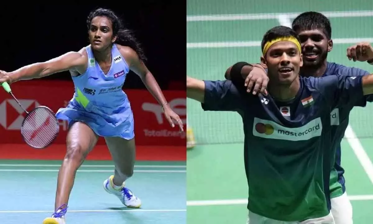 Sindhu eyes third successive medal Satwik-Chirag aim for maiden doubles badminton gold