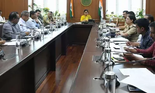 CS Santhi Kumari oversees arrangements for I-Day celebrations