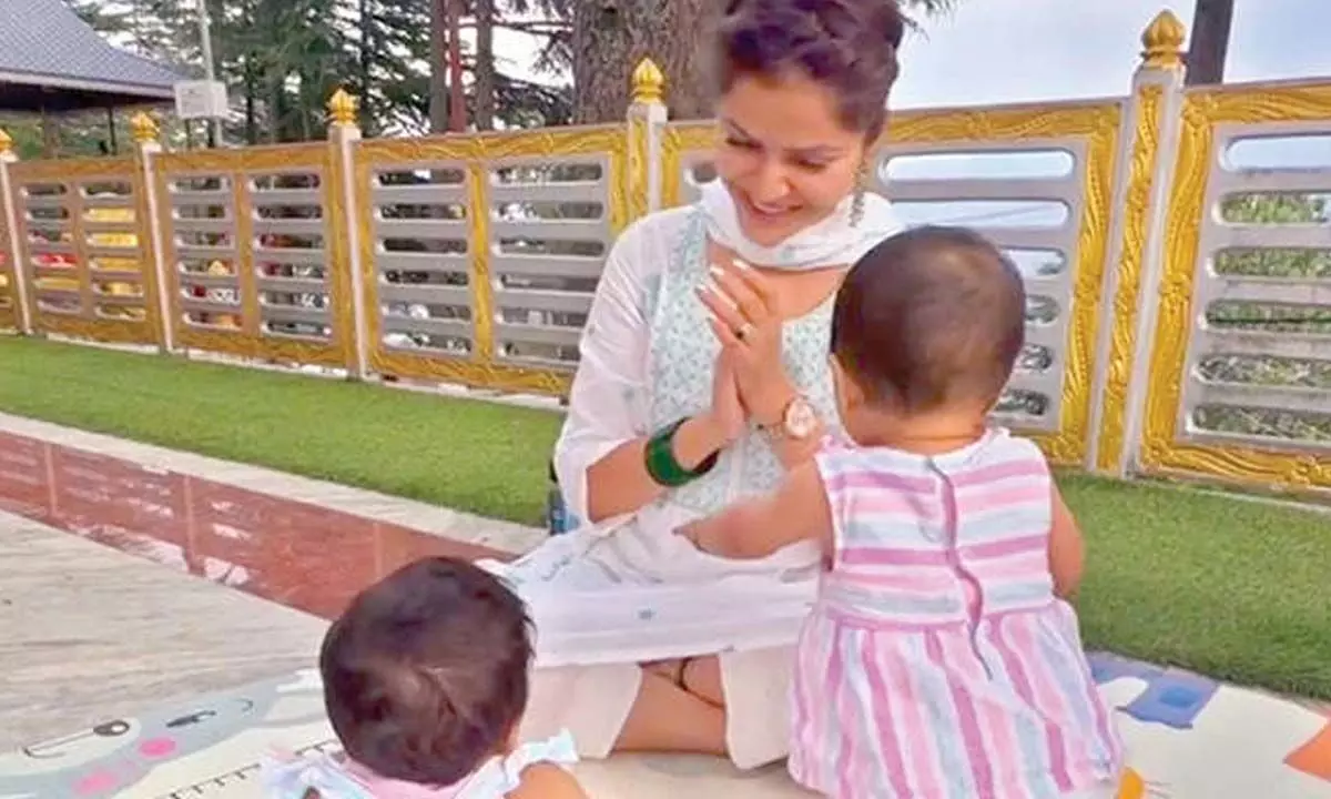 Rubina celebrates ‘transforming’ 8 months of her twin babies: I count my blessings