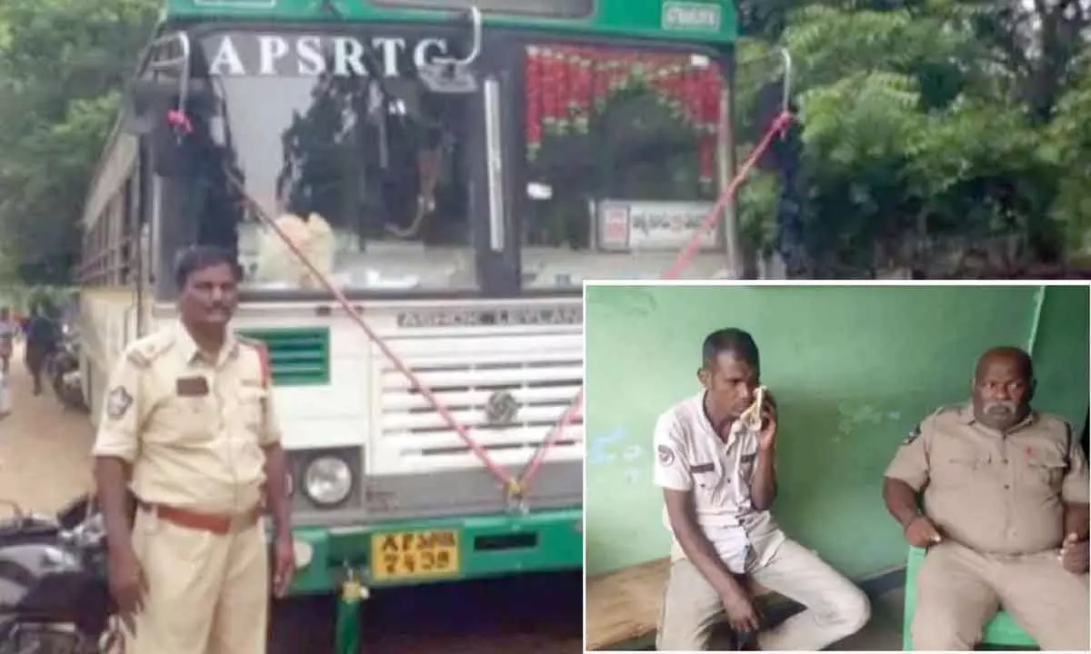 Man steals RTC bus to visit wife’s village