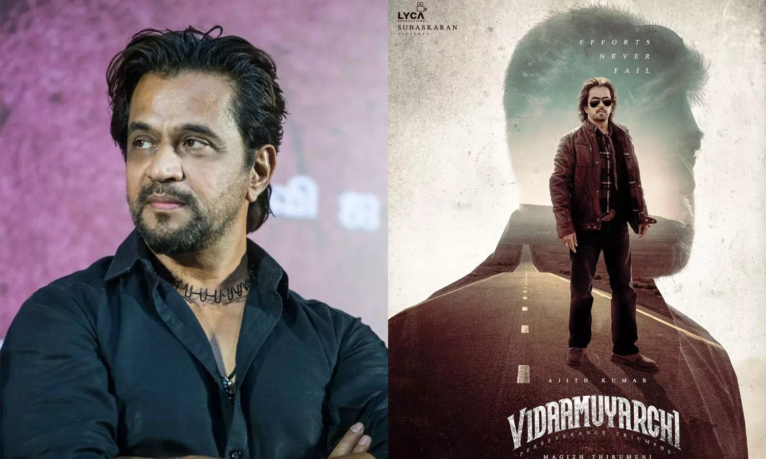 First Look of Arjun in Vidamuyarchi Revealed