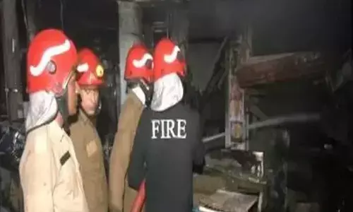 Fire At Delhis INA Market Injures Several, Firefighting Operations Underway