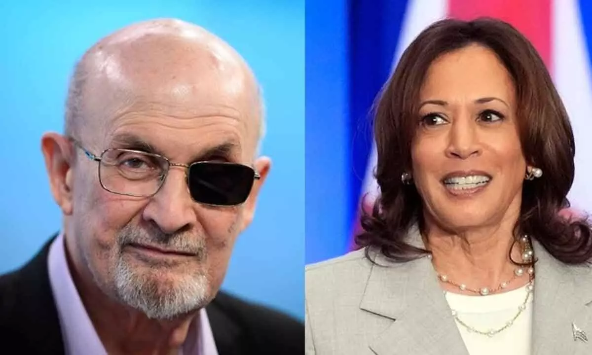 Salman Rushdie endorses Kamala Harris for US Presidency