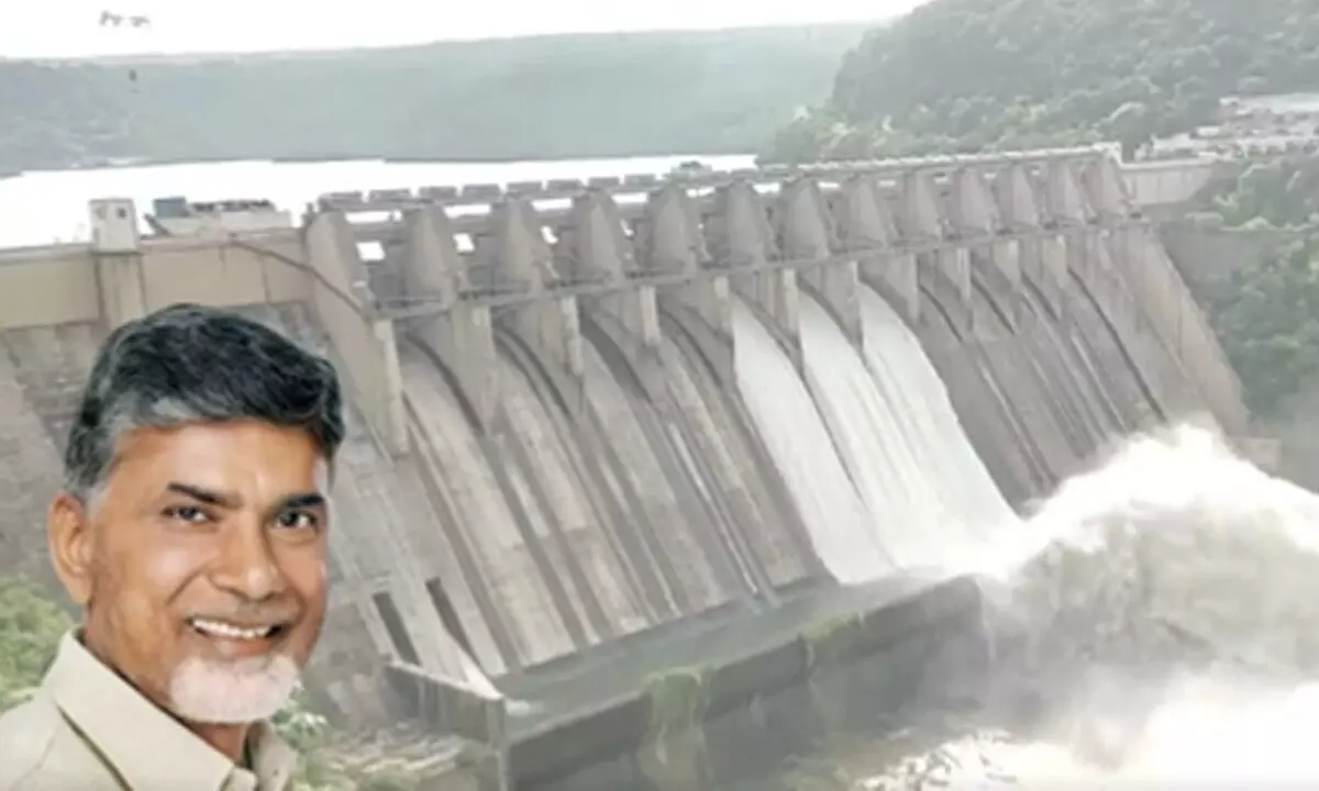 Chandrababu to visit Srisailam on Thursday for Jala Harati program