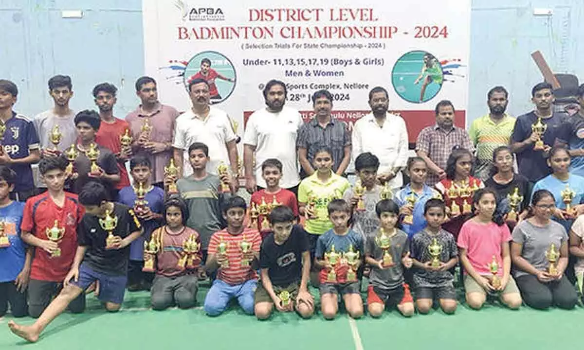 Players selected for State-level Badminton competitions