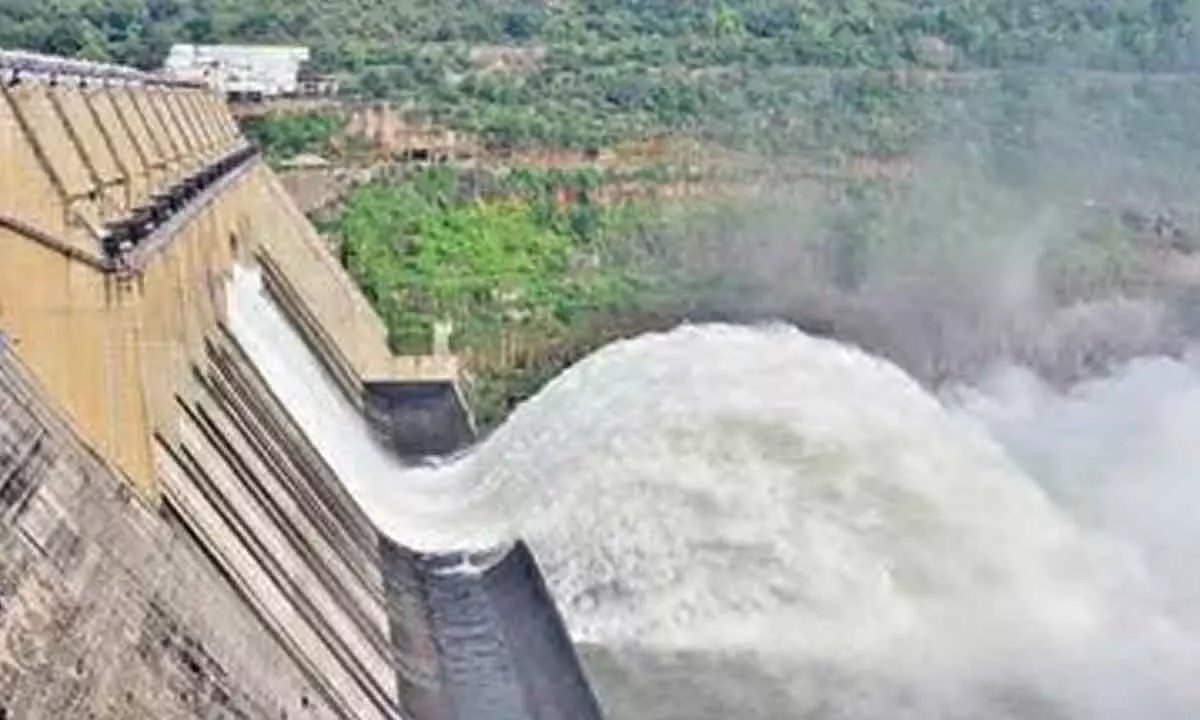 Two more gates opened at Srisailam to release excess water downstream