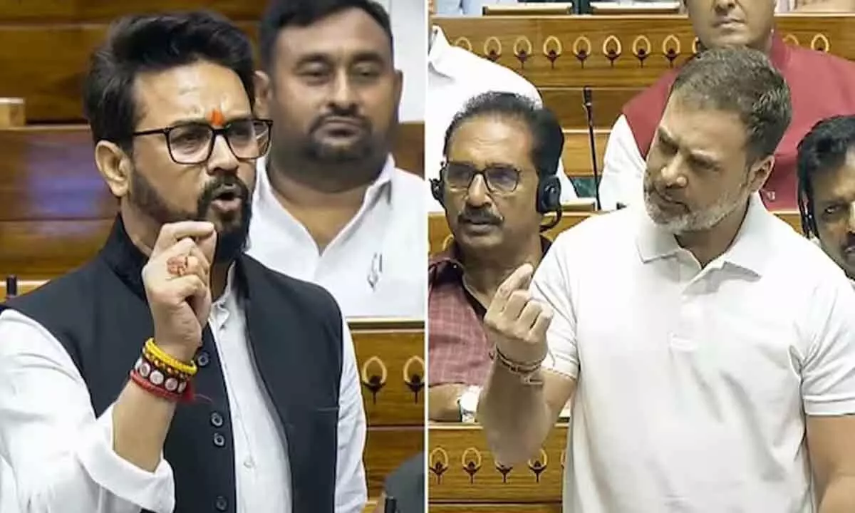 Lok Sabha Erupts As Anurag Thakurs Remark On Caste Census Sparks Clash With Rahul Gandhi