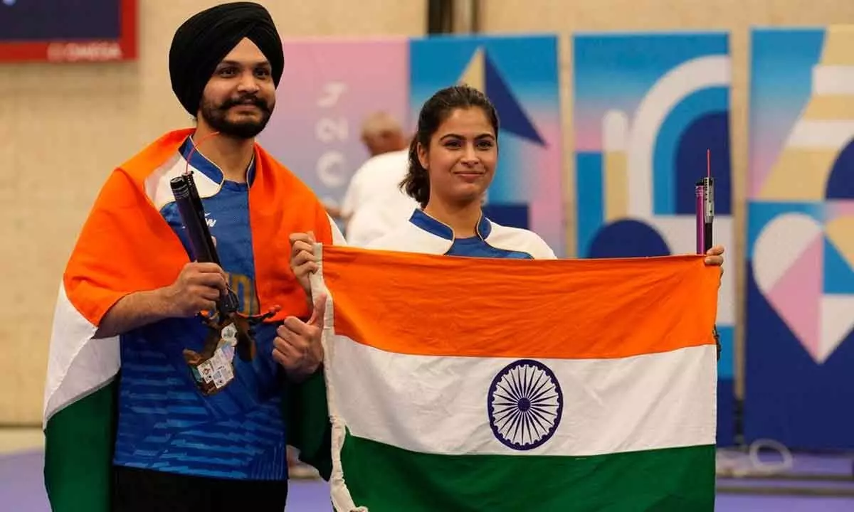 Manu Bhaker scripts history at Paris Olympics