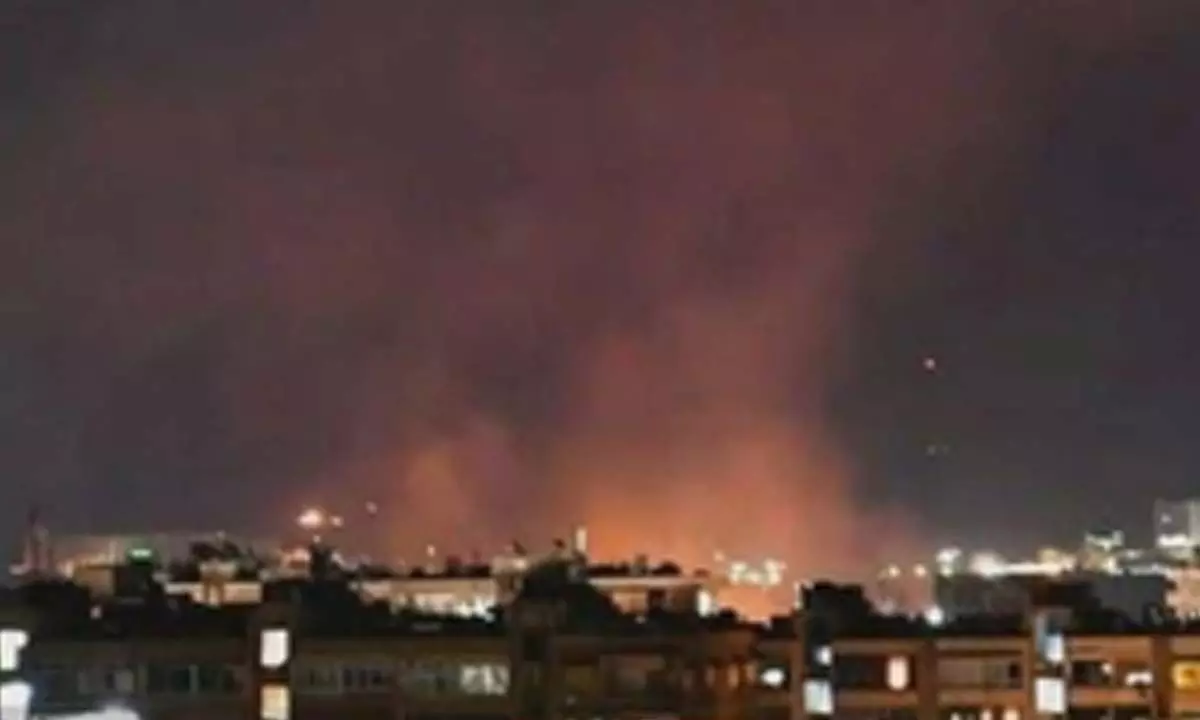 Explosion heard in Syrian capital