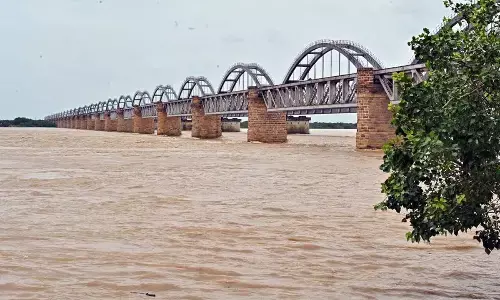River Godavari at Pushkara Ghat in Rajahmundry