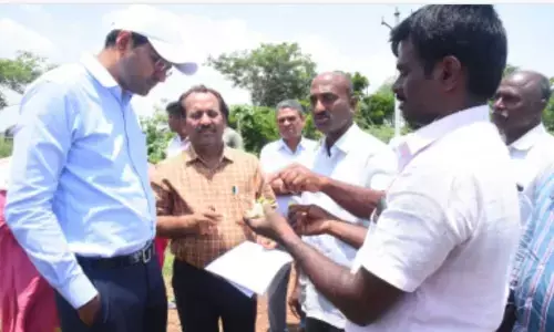 DC BM Santhosh Conducts Surprise Visit to Angan Wadi Centre in Shetty Atmakur