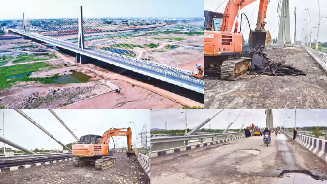 Flaunted as gem of city, Cable Bridge in ‘ruins’ within one year