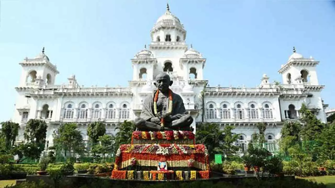 Telangana assembly session continues on eighth days, to discuss on three key bills