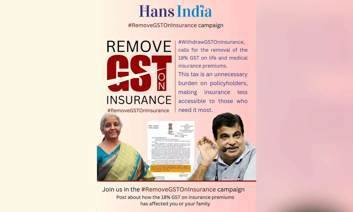 Gadkaris Propsal to remove GST on Insurance gets all round support