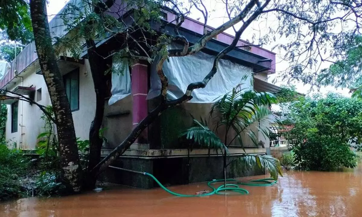 Homes flooded, residents evacuated