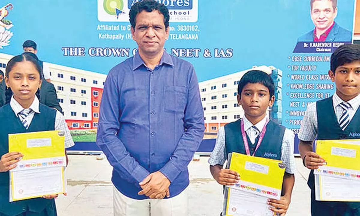 Alphores students excel in Olympiad