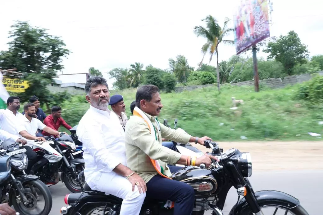 Padayatra is of the corrupt, by the corrupt, for the corrupt: DCM D K Shivakumar