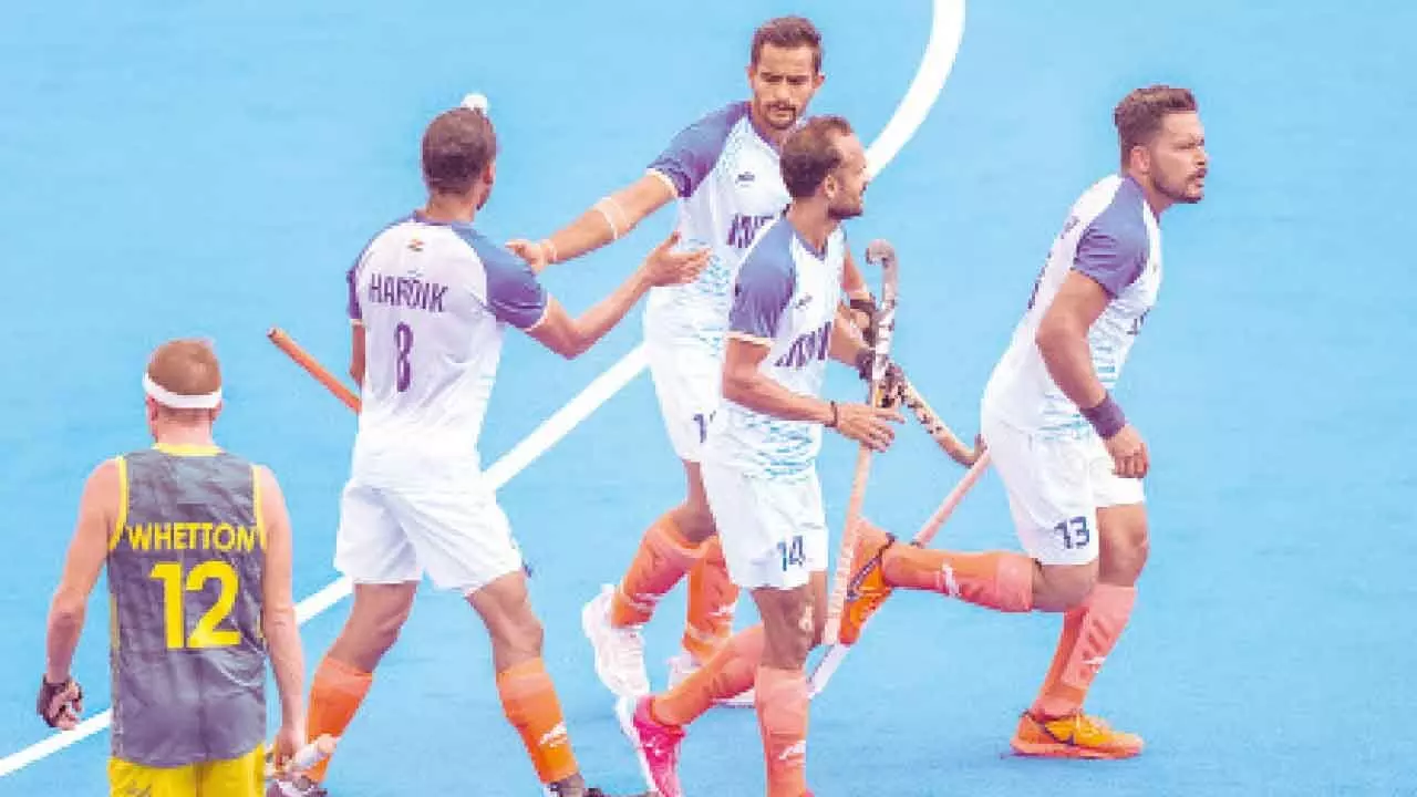 India stun Australia in hockey for first time at a mega event since 1972