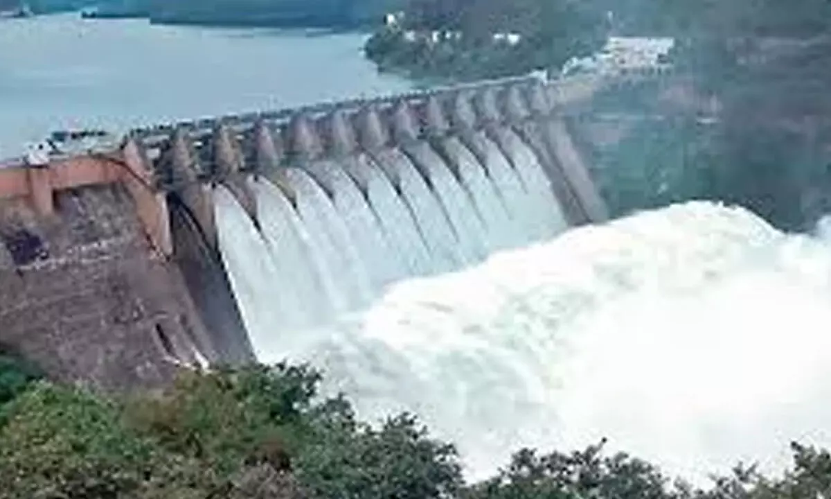 Visitors flock to Srisailam dam amid release of flood water