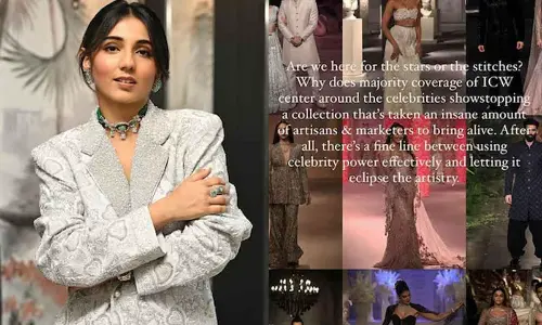 Masoom Minawala Challenges Celebrity Focus at India Couture Week 2024 ‘Stars or Stitches’