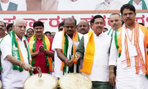 BJP begins Bengaluru-Mysuru padyatra for CM Siddaramaiah’s resignation