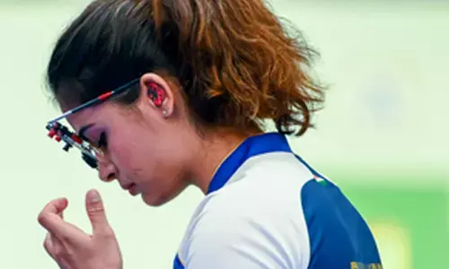 Paris Olympics: Manu finishes fourth in 25m pistol womens final