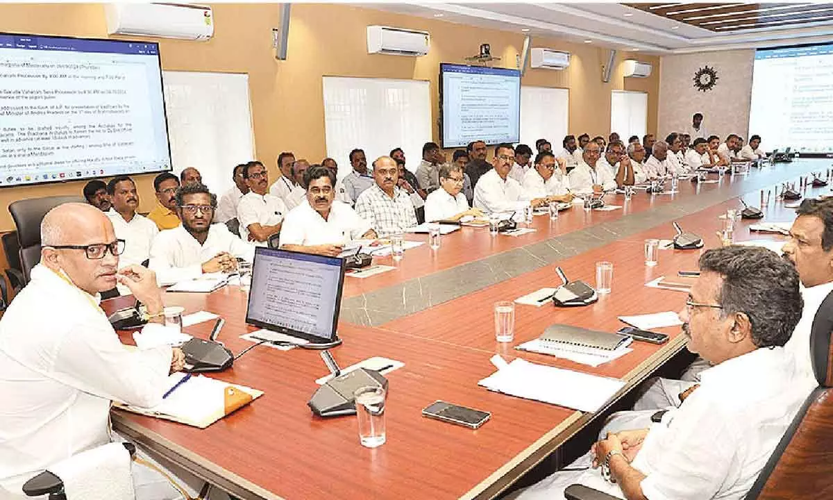 Review meeting on annual Brahmotsavams held