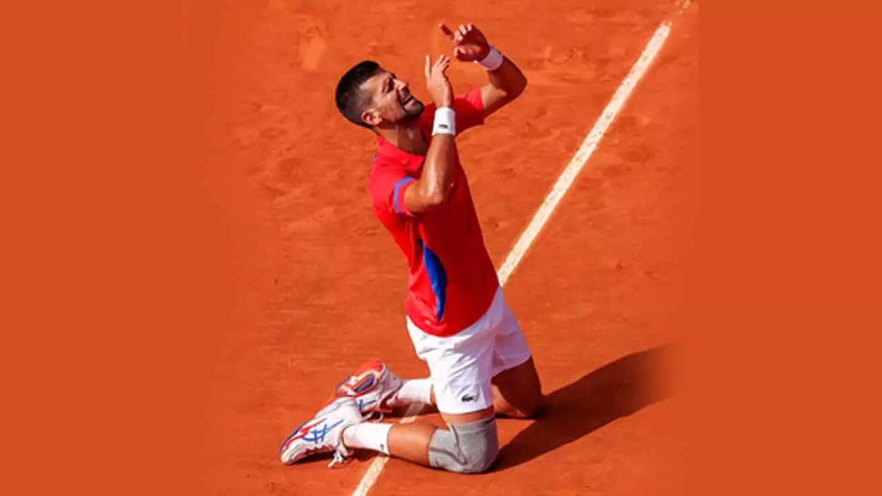 Paris Olympics: Djokovic clinches career Golden Slam with straight sets victory over Alcaraz