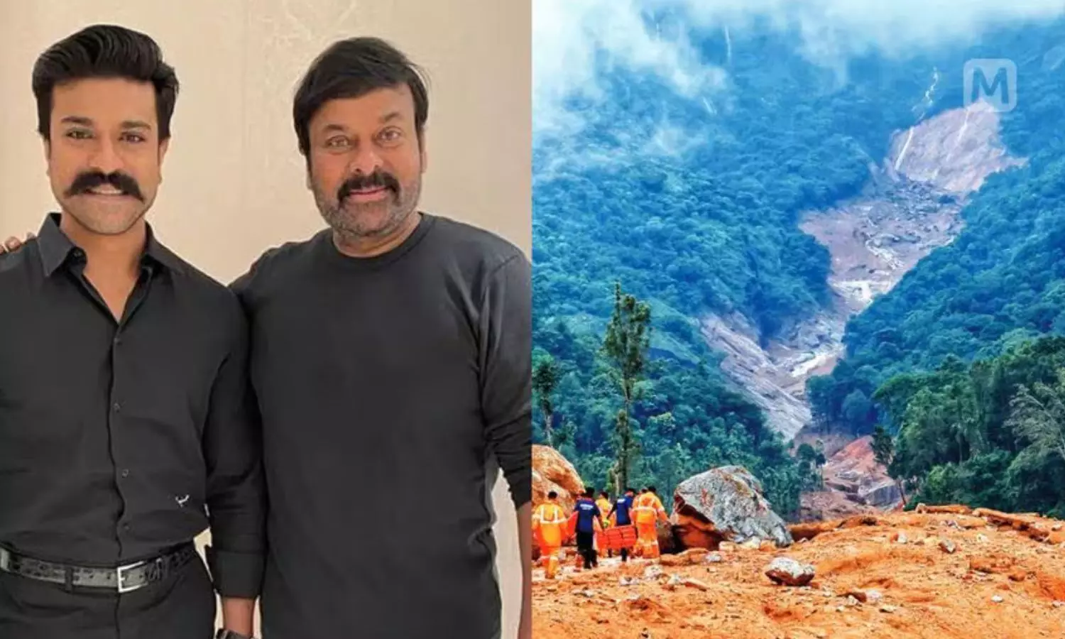 Wayanad Tragedy: Chiranjeevi and Ram Charan Donate Rs.1 Crore for Flood Relief