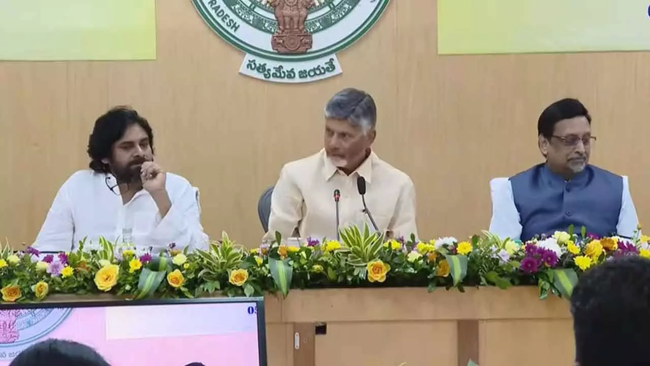 CM Chandrababu announces Pedala Sevalo program at collectors conference