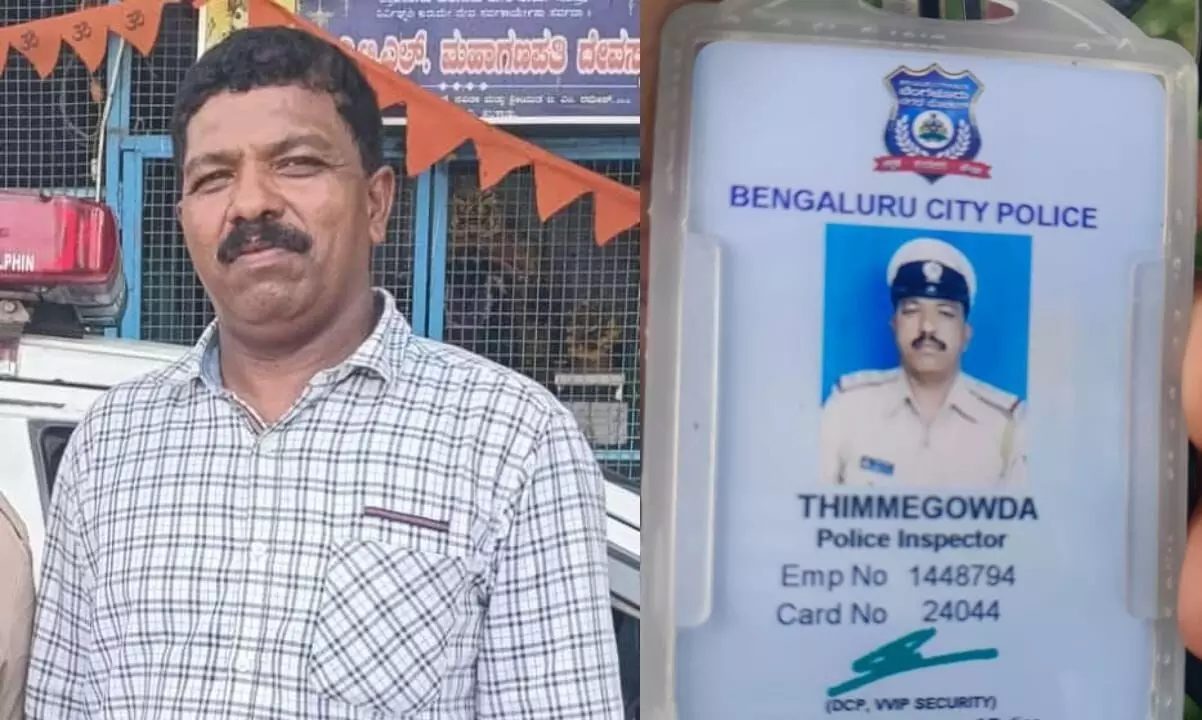 Bengaluru CCB Police Inspector Thimmegowda committed suicide in Bidadi