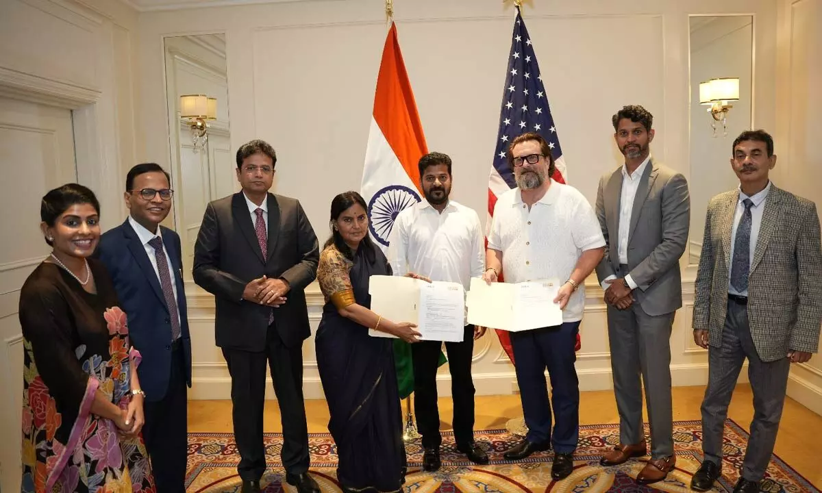 CM Revanth US visit: 5 Million US Dollars investment in Hyderabads We Hub