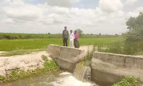 BRS, BJP, Loksatta party leaders make a combined Visit to Bingi doddi Cheruvu