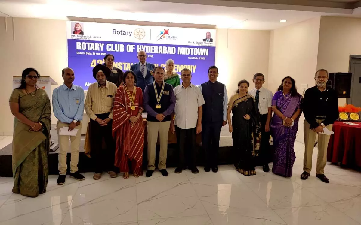 42nd Installation Ceremony of Rotary Club of Hyderabad Midtown celebrated