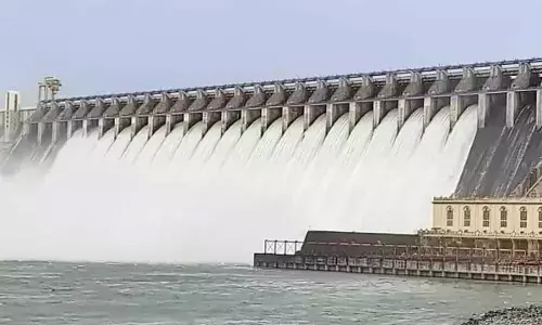 Heavy Flood reported at Nagarjuna Sagar, 20 gates lifted to release water