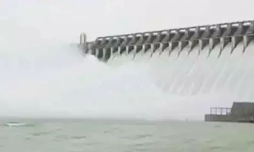 Telangana: 22 crest gates of Nagarjuna Sagar opened to release floodwater
