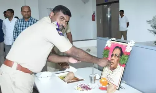 District Police Officials Celebrates the Birth Anniversary of Prof. Kothapalli Jayashankar