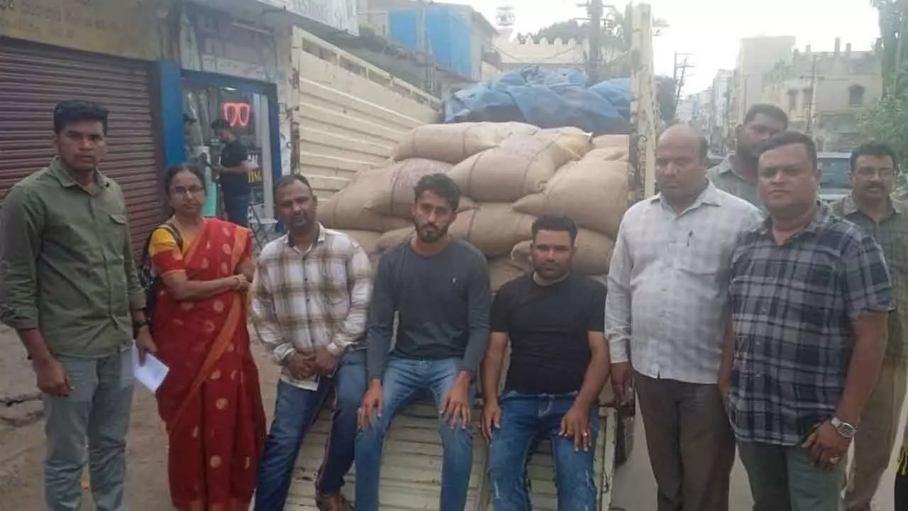 Police bust PDS rice-selling racket; seize 28 quintals