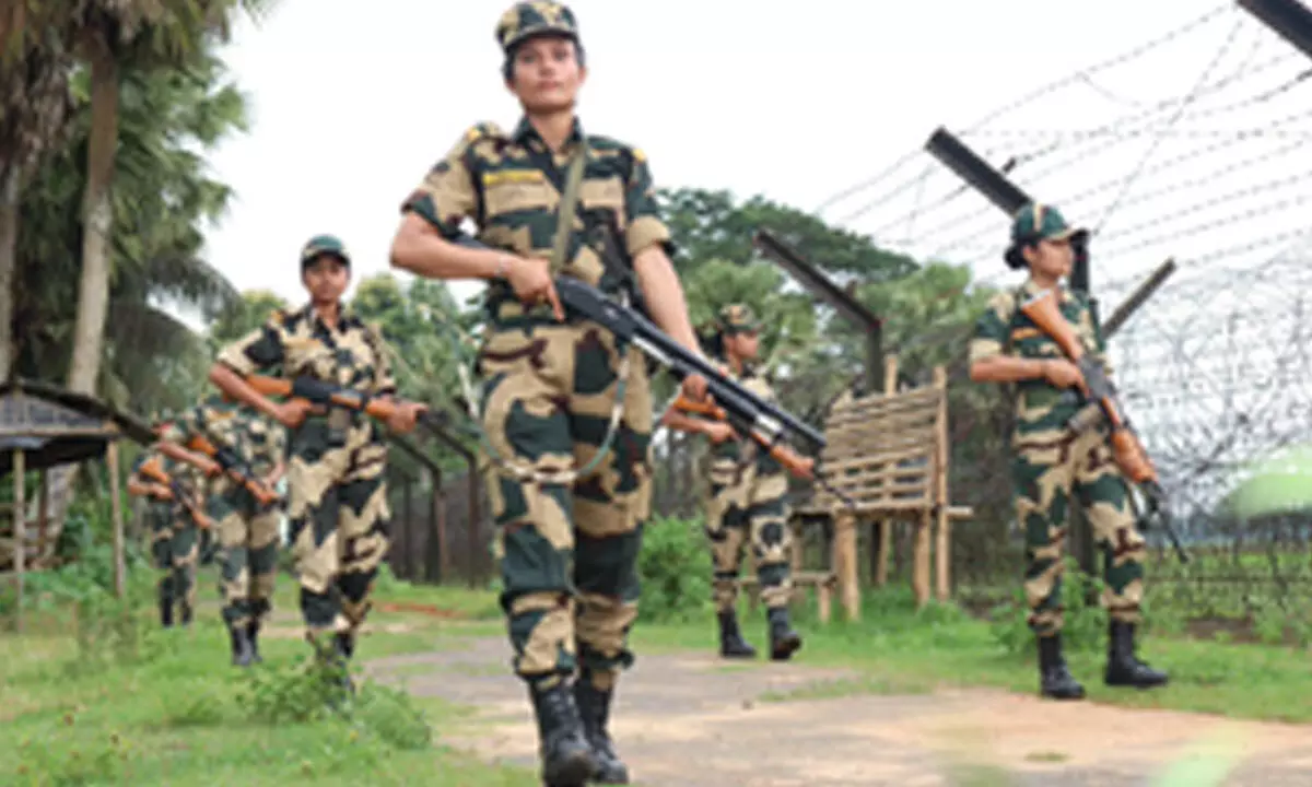 BSF Mahila Praharis foil smuggling bid along India-Bdesh border in Tripura