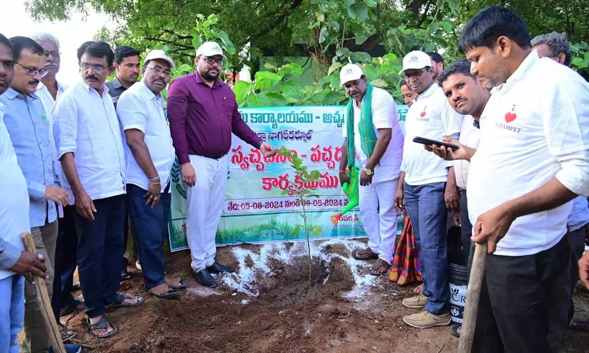 Trees Are Essential for Life - District Collector Badavath Santosh at Greenery Promotion Program