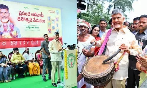 AP CM Chandrababu Calls for Development of Tribal Communities on World Adivasi Day